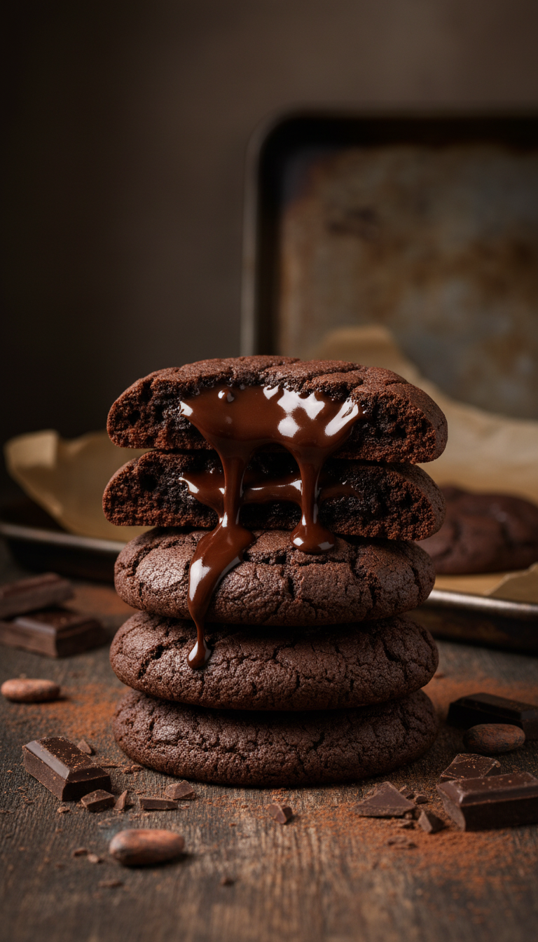dark chocolate cookie