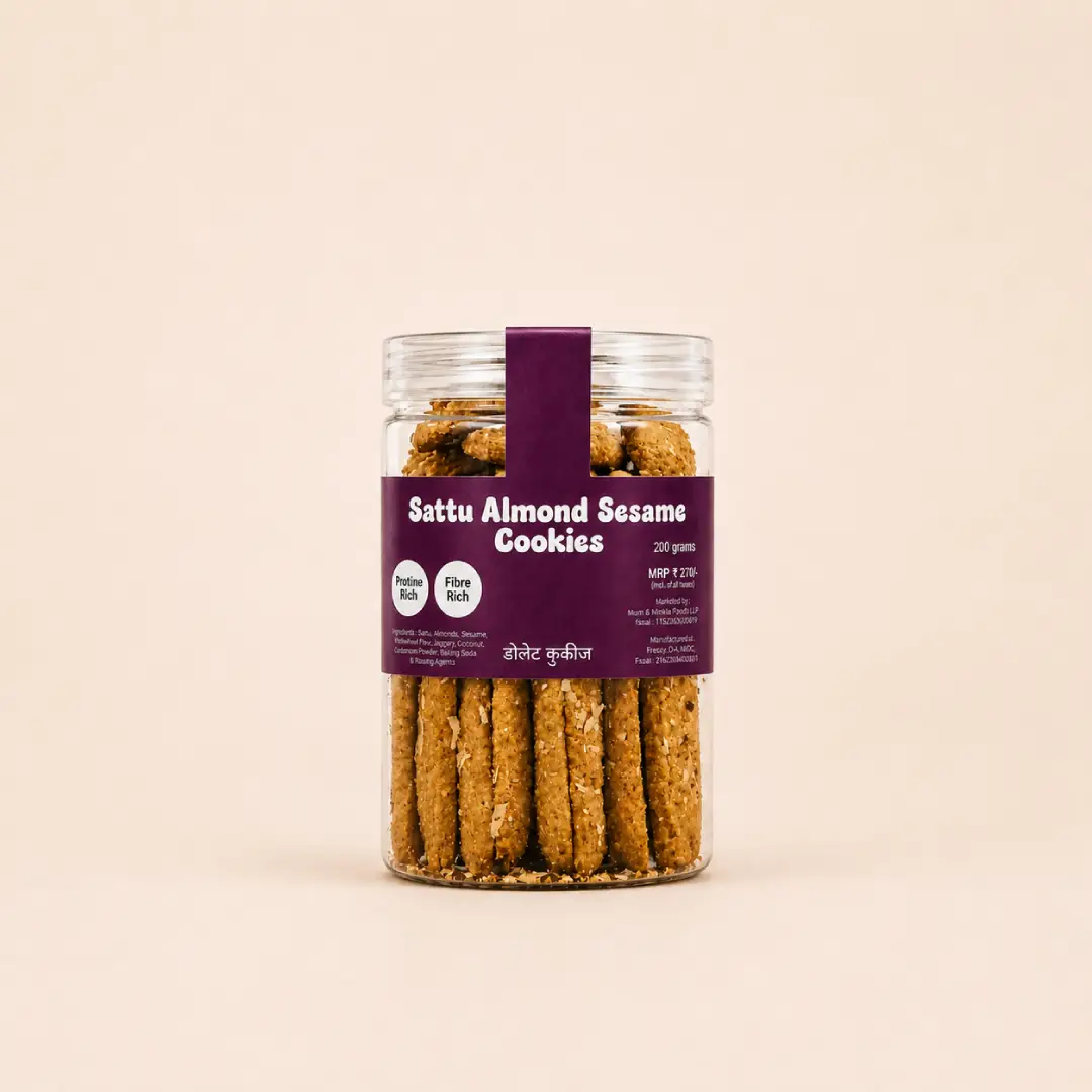 Sattu Almond Sessame Cookie